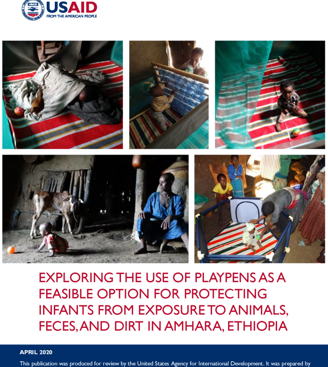 Cover Page for Exploring The Use Of Playpens As A Feasible Option For Protecting Infants From Exposure To Animals, Feces, And Dirt In Amhara, Ethiopia