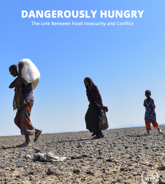 Cover page for Dangerously Hungry: The Link Between Food Insecurity and Conflict