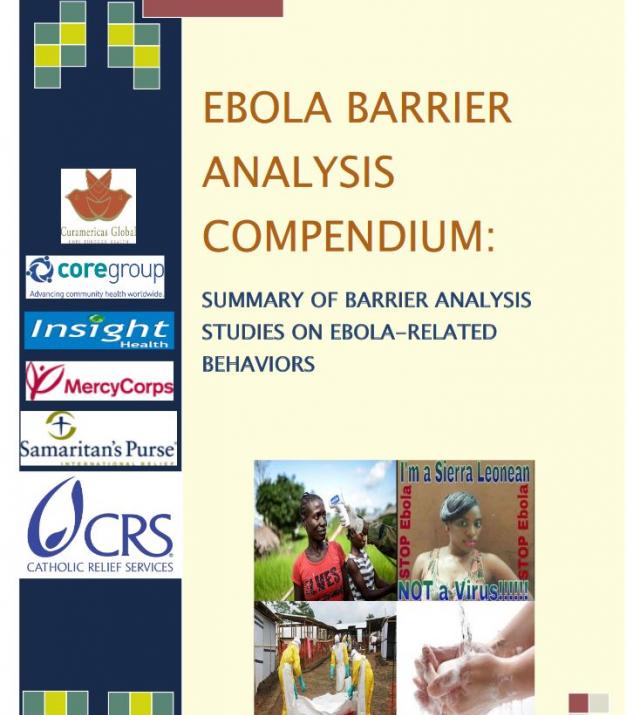 Download Resource: Ebola Barrier Analysis Compendium: Summary of Barrier Analysis Studies on Ebola-Related Behaviors