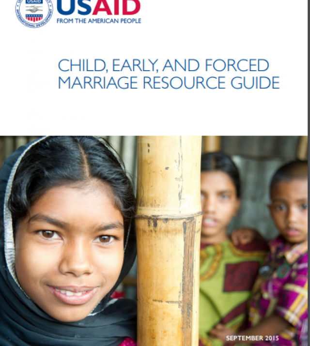 Download Resource: Child, Early, and Forced Marriage Resource Guide