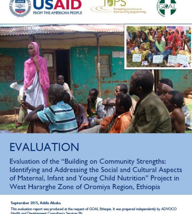 Download Resource: Evaluation of the “Building on Community Strengths: Identifying and Addressing the Social and Cultural Aspects of Maternal, Infant and Young Child Nutrition” Project in West Hararghe Zone of Oromiya Region, Ethiopia