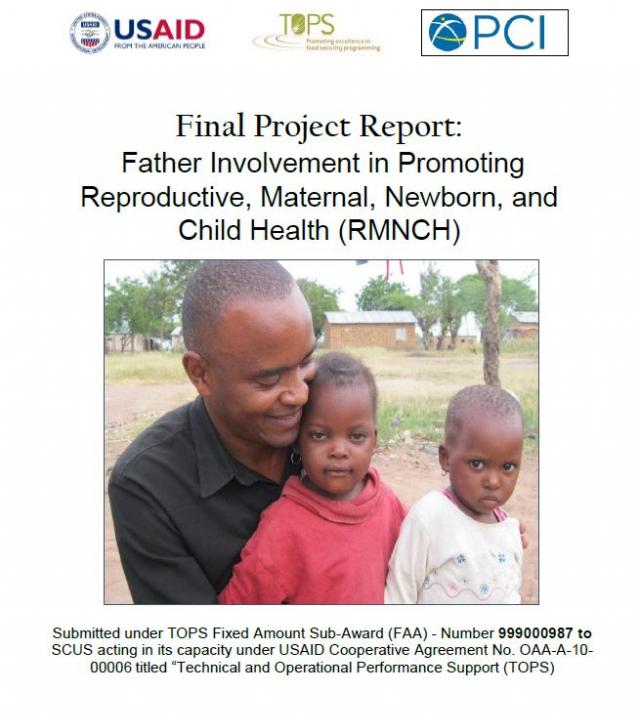 Download Resource: Father Involvement in Promoting Reproductive, Maternal, Newborn, and Child Health (RMNCH)