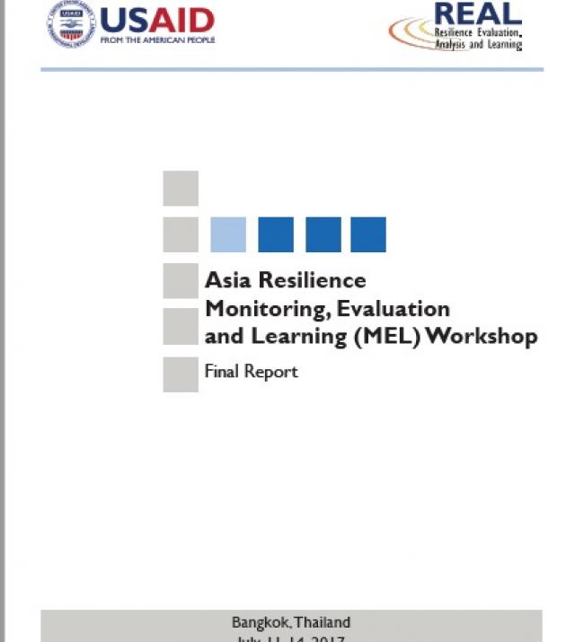 Download Resource: Asia Resilience Monitoring, Evaluation and Learning (MEL) Workshop Final Report