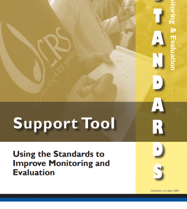 Download Resource: Monitoring and Evaluation Standards Support Tool