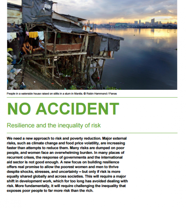 Download Resource: No Accident: Resilience and the Inequality of Risk 