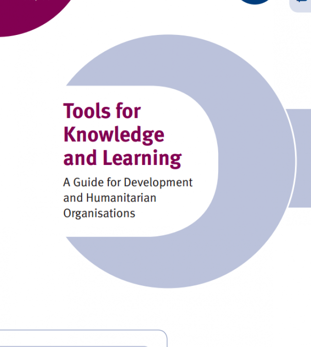 Download Resource: Tools for Knowledge and Learning: A Guide for Development and Humanitarian Organizations