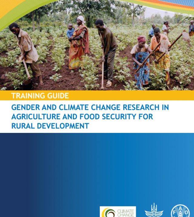 Download Resource: Training Guide:  Gender and Climate Change Research in Agriculture and Food Security for Rural Development