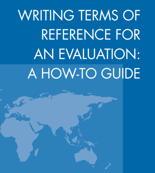 Download Resource: Writing Terms of Reference for an Evaluation: A How-To Guide