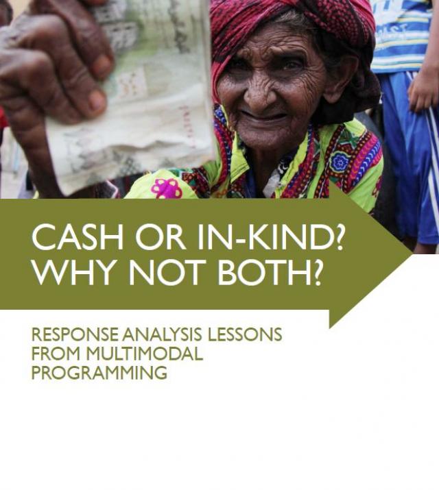 Download Resource: Cash or In-Kind? Why Not Both? Response Analysis Lessons from Multimodal Programming