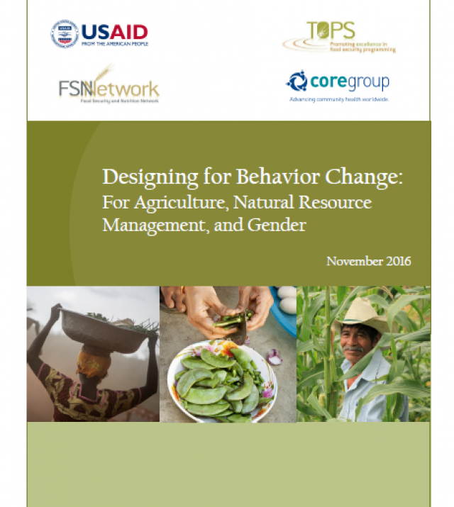 Download Resource: Designing for Behavior Change: For Agriculture, Natural Resource Management, and Gender