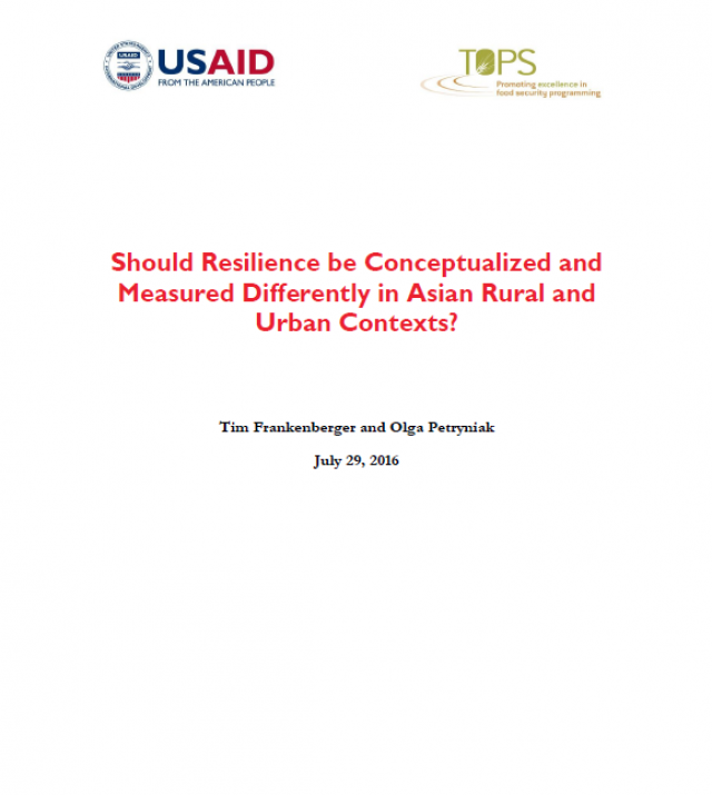 Download Resource: Should Resilience be Conceptualized and Measured Differently in Asian Rural and Urban Contexts?