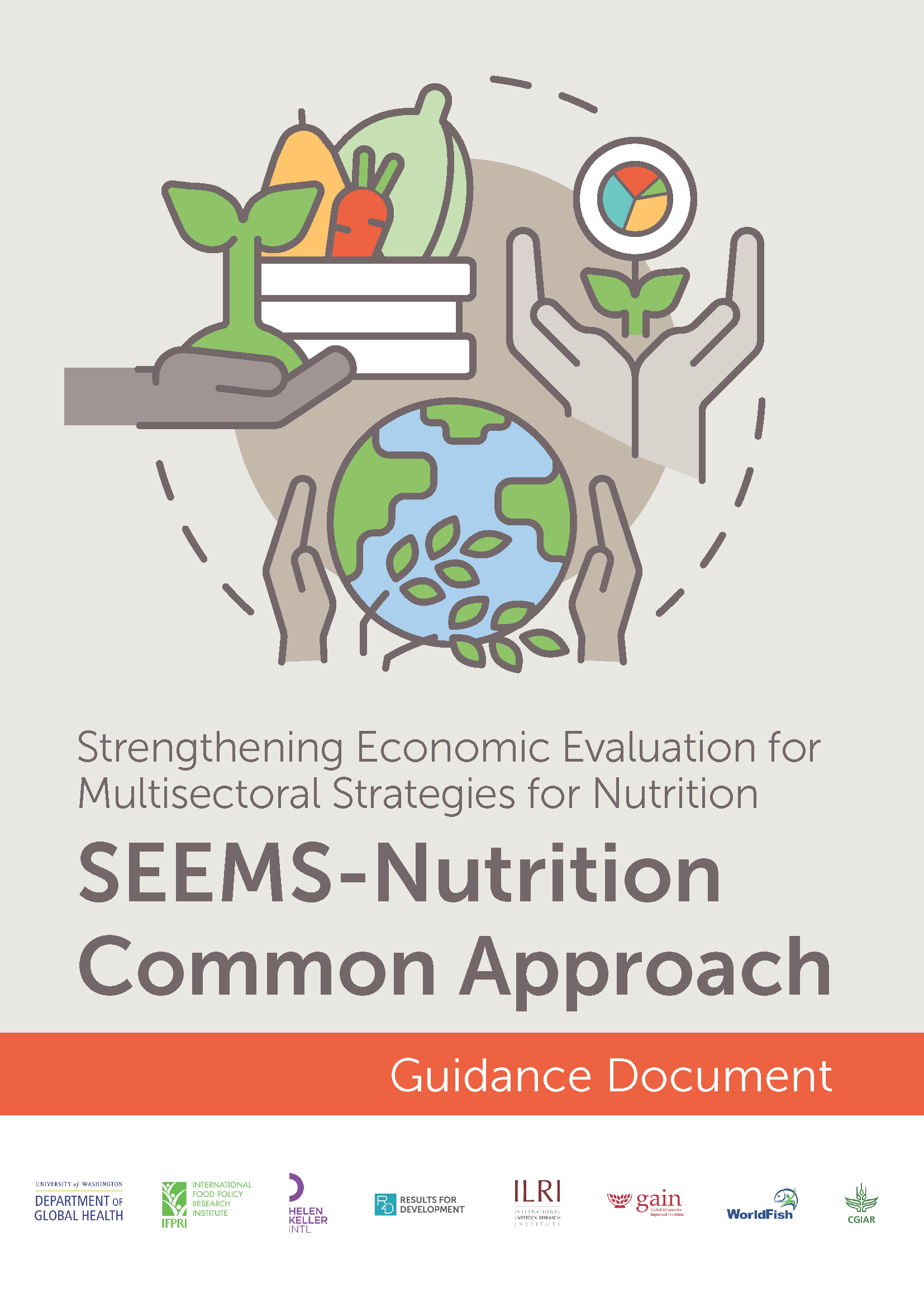 Cover page for Strengthening Economic Evaluation for Multisectoral Strategies – Nutrition: Common Approach Guidance Document
