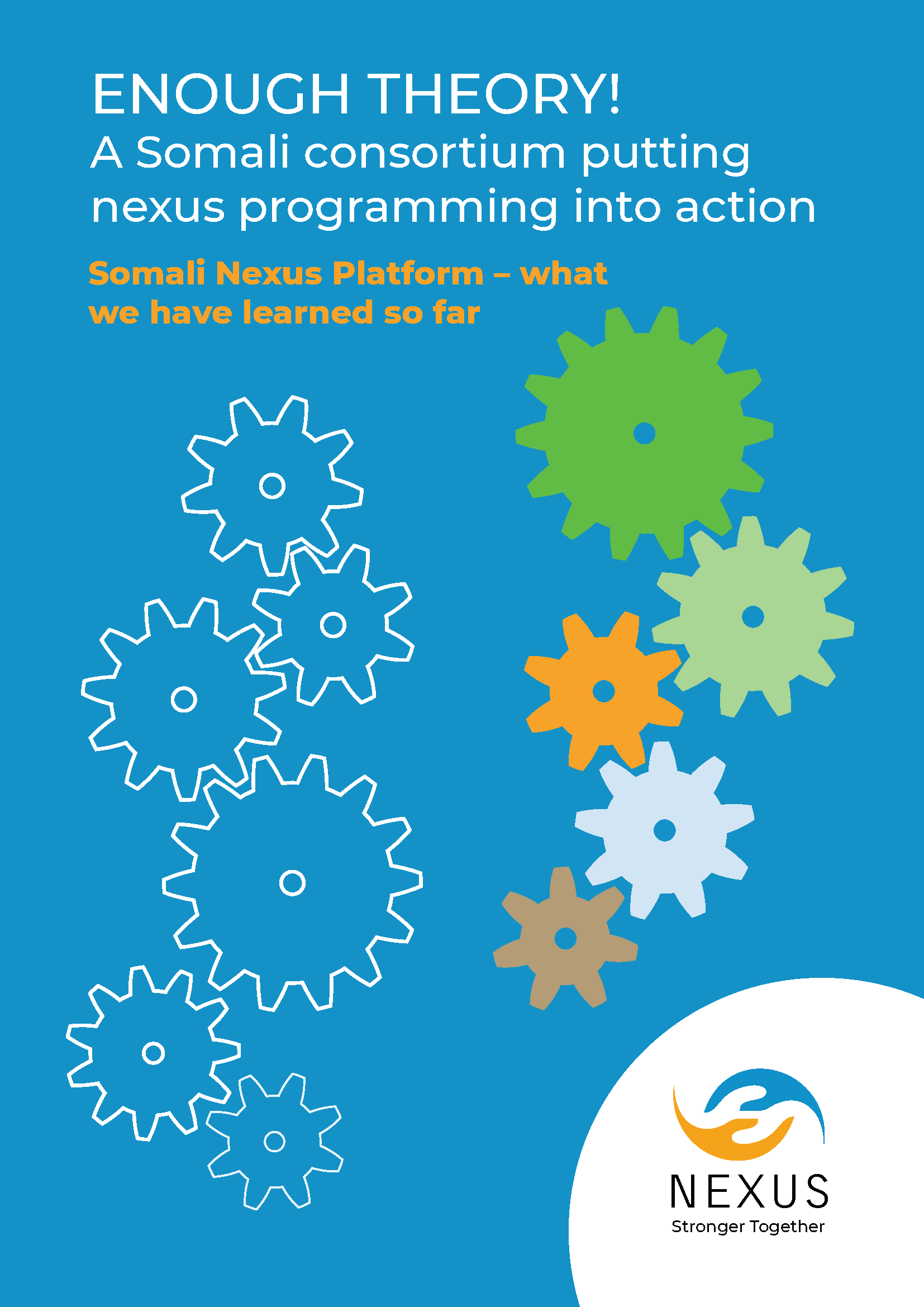 Cover page for ENOUGH THEORY! A Somali Consortium Putting Nexus Programming into Action