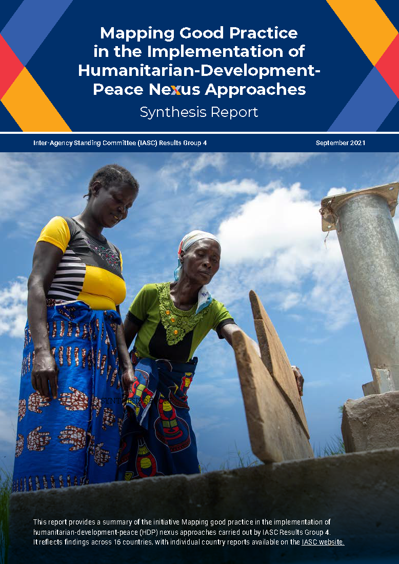 Cover page for Mapping Good Practice in the Implementation of Humanitarian-Development-Peace Nexus Approaches