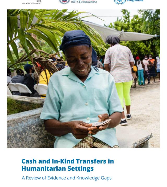 Cover of Report with woman looking down at cash