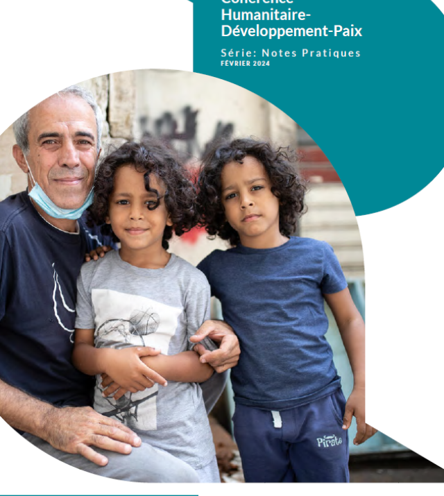 Screenshot of the cover of the Lebanon Practice Note, including the USAID and IDEAL logos and an image of a smiling Lebanese man with his two children.