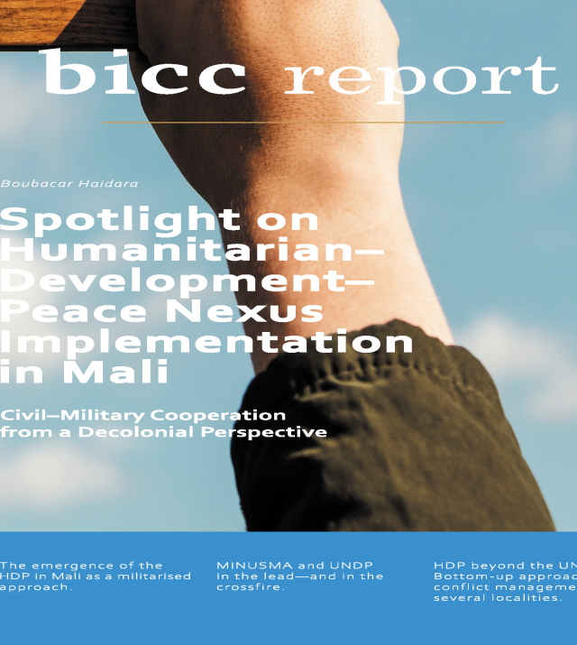 Cover page for Spotlight on Humanitarian–Development–Peace Nexus Implementation in Mali
