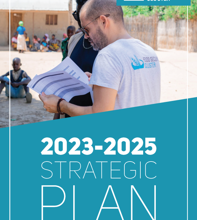 Cover page for Food Security Cluster 2023-2025 Strategic Plan