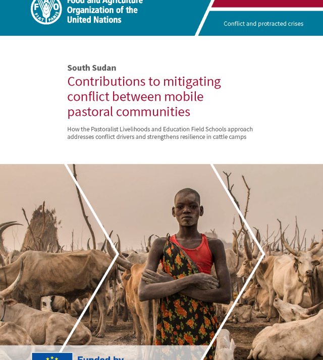Cover page for Contributions to Mitigating Conflict Between Mobile Pastoral Communities