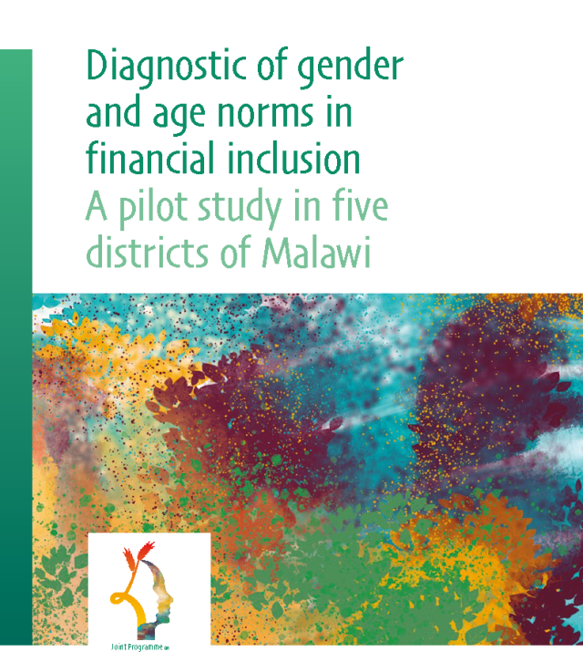 Cover page for Diagnostic of Gender and Age Norms in Financial Inclusion: A Pilot Study in Five Districts of Malawi