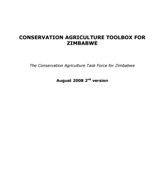 Download Resource: Conservation Agriculture Toolbox for Zimbabwe