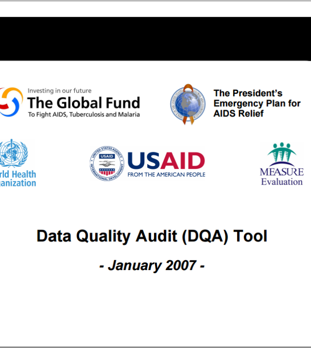 Download Resource: Data Quality Audit (DQA) Tool