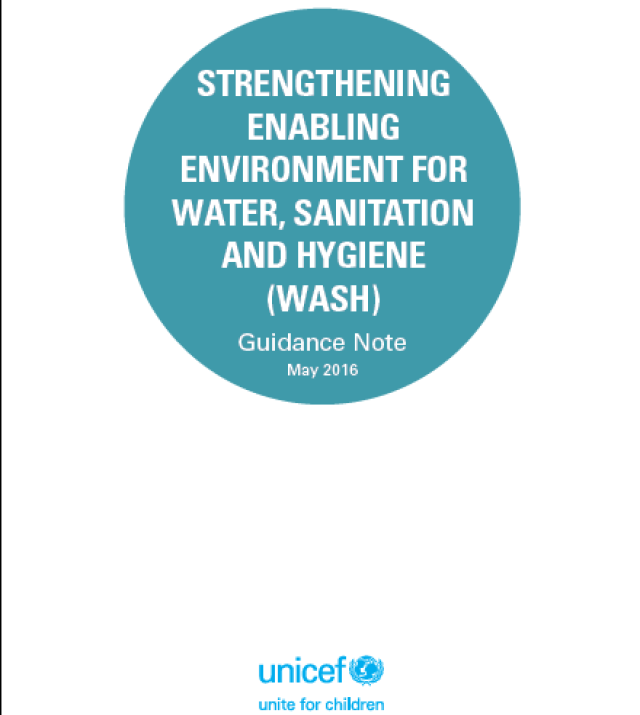Download Resource: Strengthening Enabling Environment for Water, Sanitation and Hygiene (WASH) - Guidance Note
