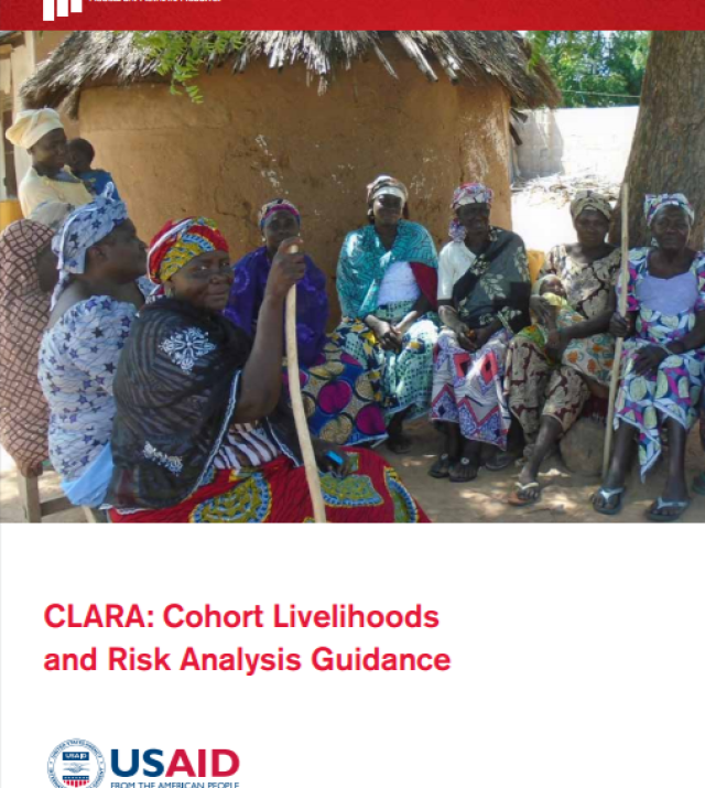 Download Resource: CLARA: Cohort Livelihoods and Risk Analysis Guidance 