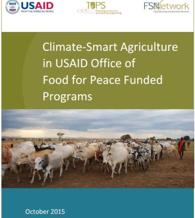 Download Resource: Climate-Smart Agriculture in USAID Office of Food for Peace Funded Programs