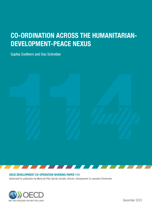 Cover page for Co-ordination Across the Humanitarian-Development-Peace Nexus