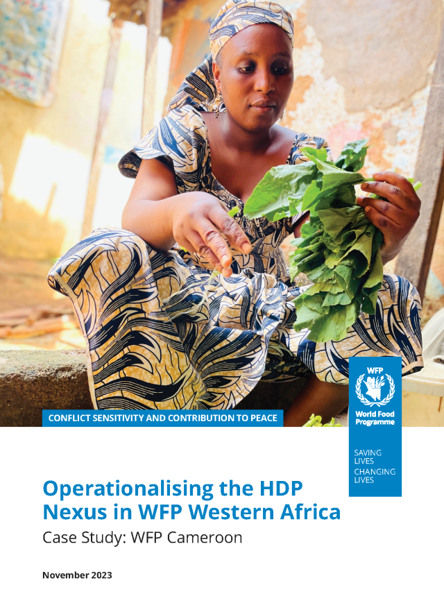 Cover page for Operationalizing the HDP Nexus in WFP Western Africa: Cameroon