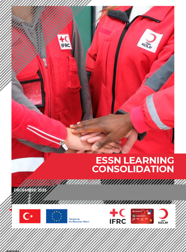 Cover page for ESSN Learning Consolidation Summary Report