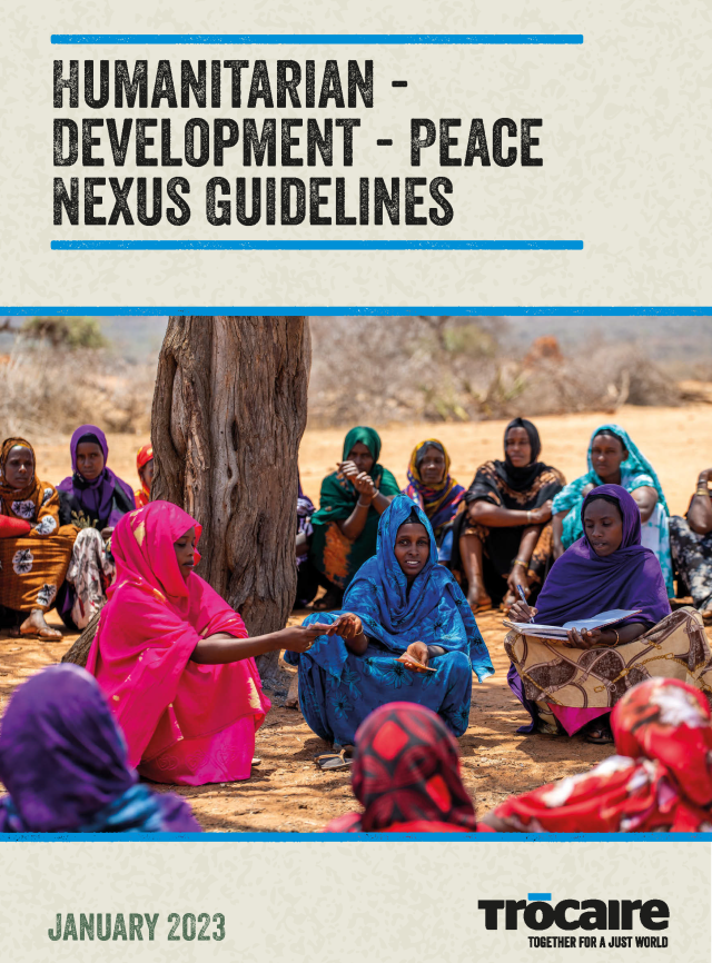 Cover page for Humanitarian-Development-Peace  Nexus Guidelines