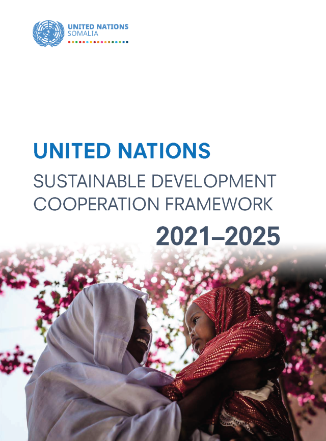 Cover page for United Nations Sustainable Development Cooperation Framework
