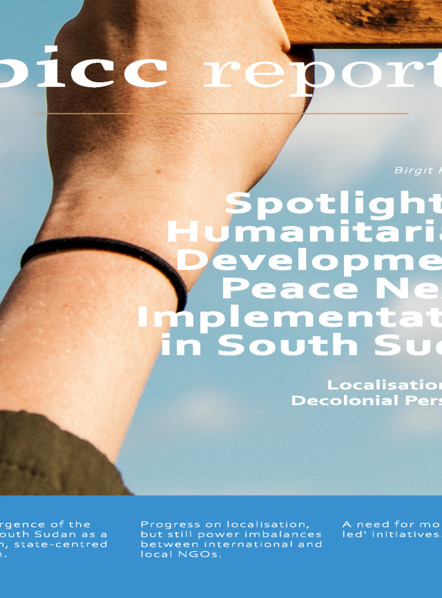 Cover page for Spotlight on Humanitarian–Development–Peace Nexus Implementation in South Sudan