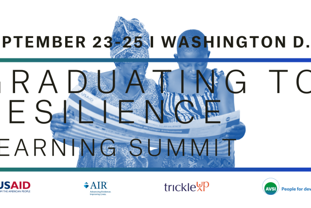 Promotional graphic for Graduating to Resilience Learning Summit